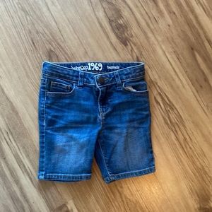 Baby Gap Bermuda Jean shorts.